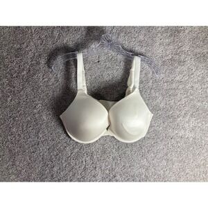 Dreamfit 38DD White‎ Bra Full Coverage Adjustable Everyday Comfortable